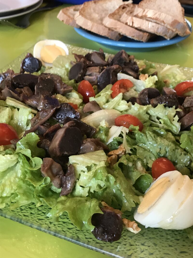 Le Bois de l'Ange, table d'hôtes : Salade périgourdinev