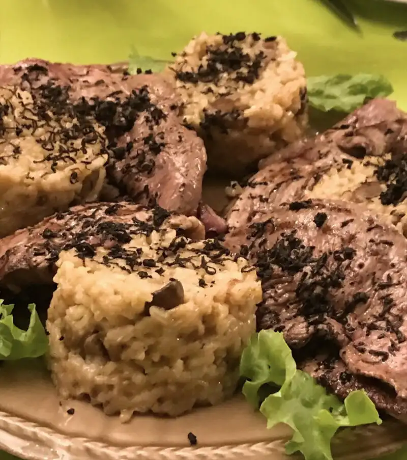 Séjour Truffe : Risotto aux cèpes et grillade de canard grillés truffés