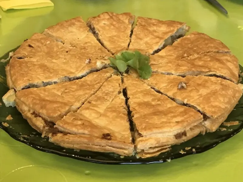 Le Bois de l'Ange Table d'hôtes Tourte aux rillettes